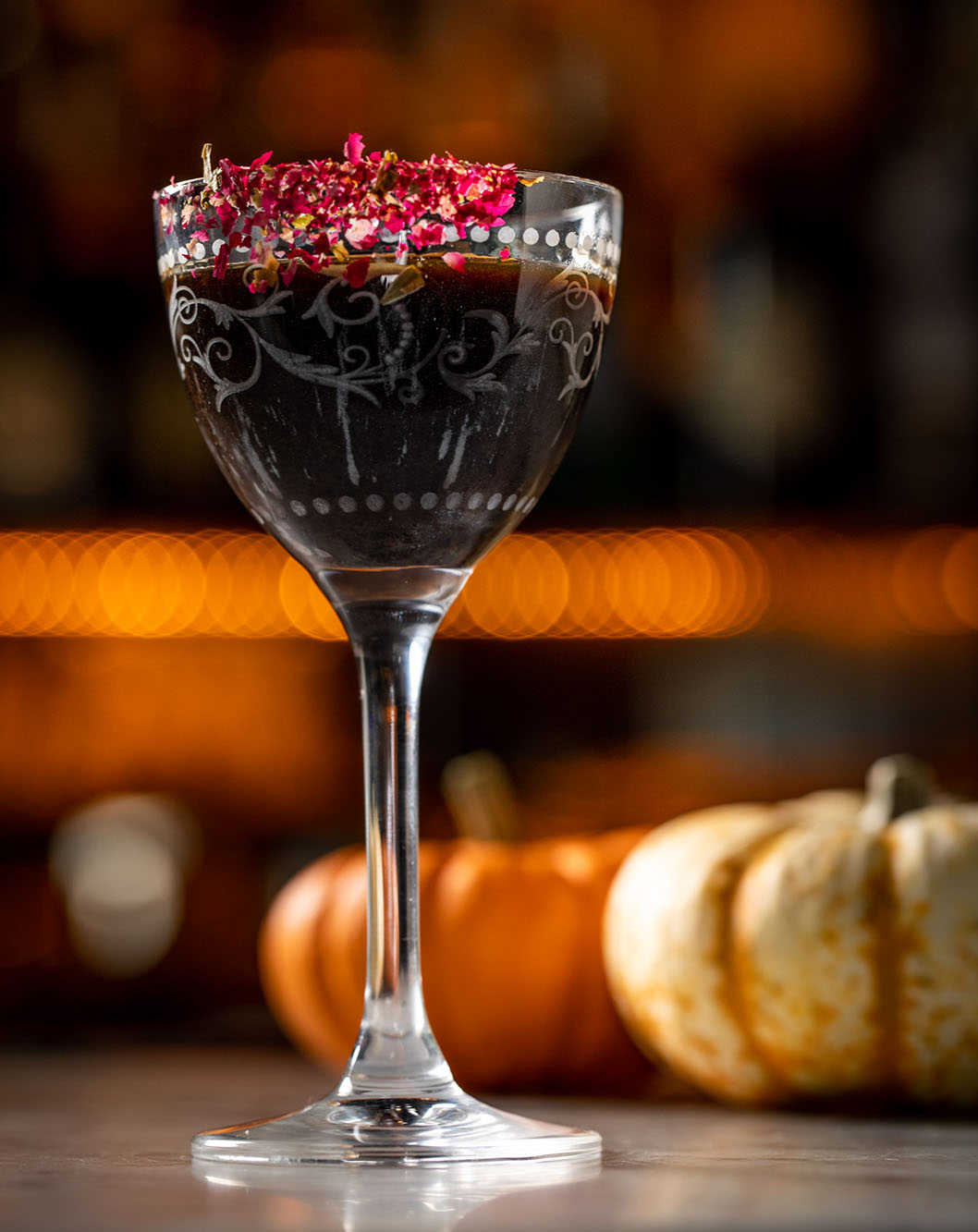 A spooky cocktail for halloween