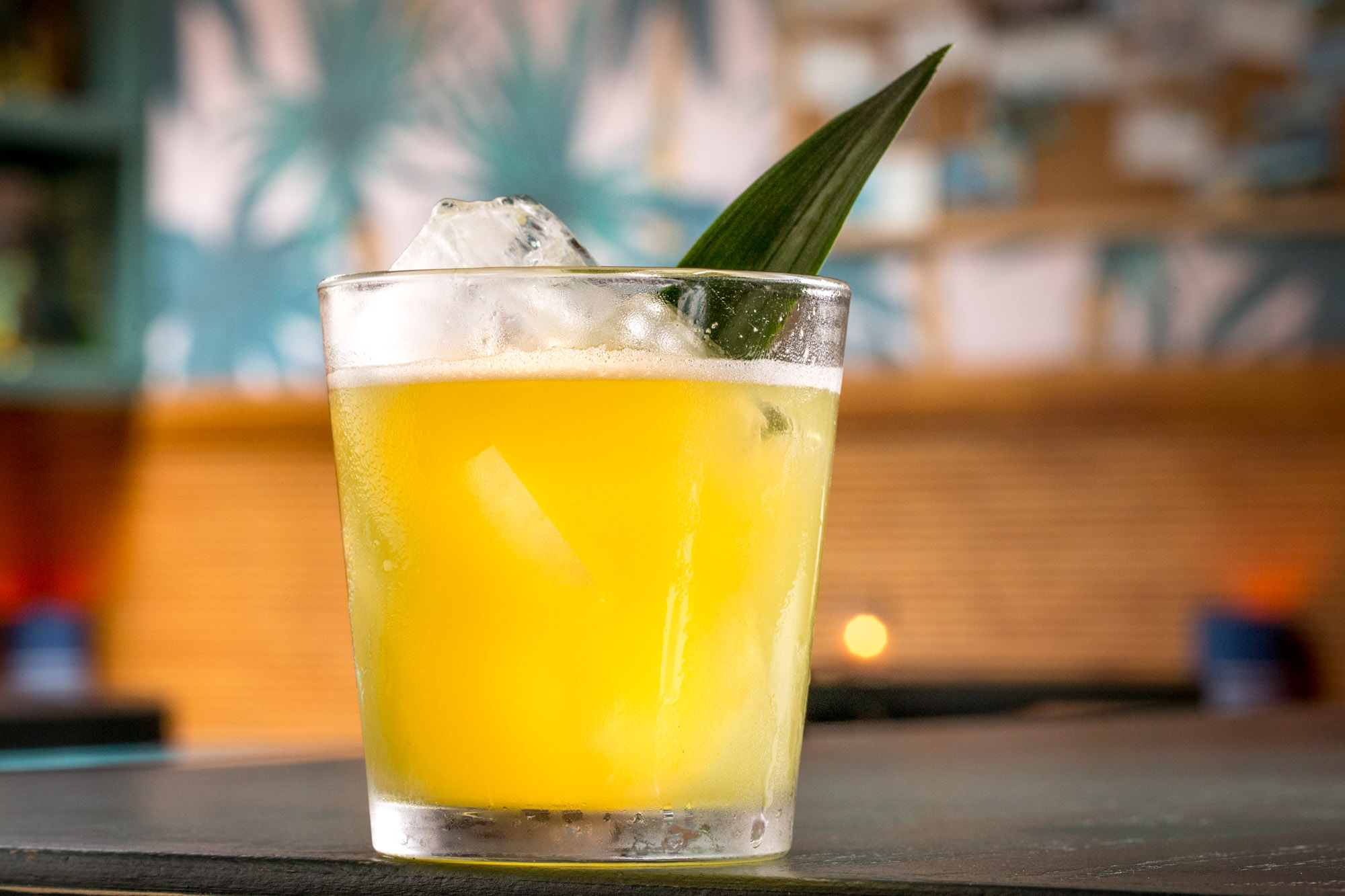 Tropical drinks served in New York City.